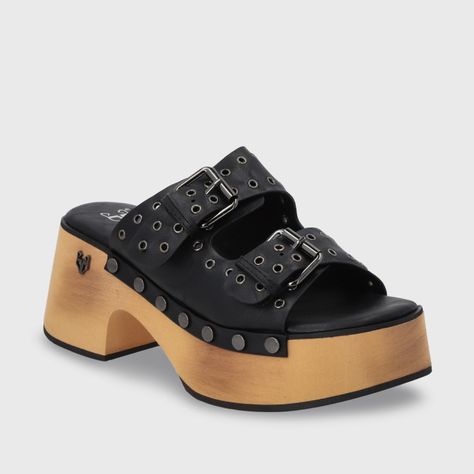 Sandalia Plataforma Negro Mujer 35266 Gotta-1