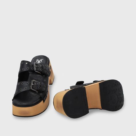 Sandalia Plataforma Negro Mujer 35266 Gotta-6