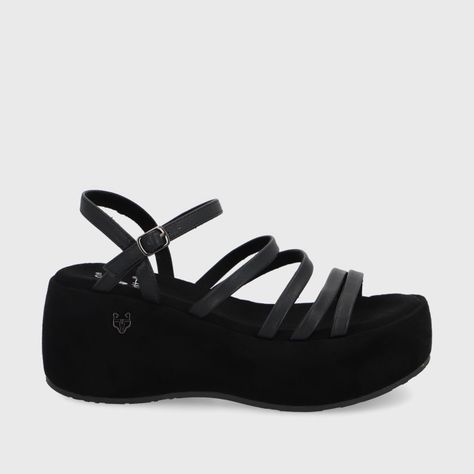 Sandalia Negra Mujer 45822 Gotta-0