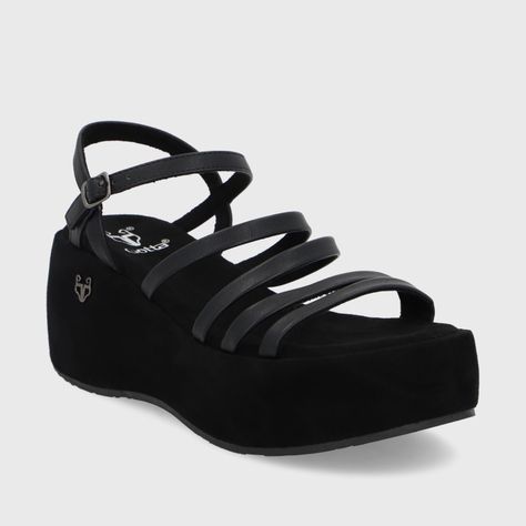 Sandalia Negra Mujer 45822 Gotta-1