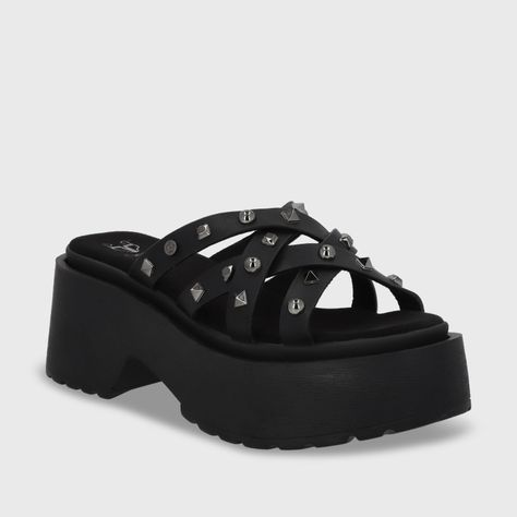 Sandalia Plataforma Negro Mujer 45984 Gotta-1