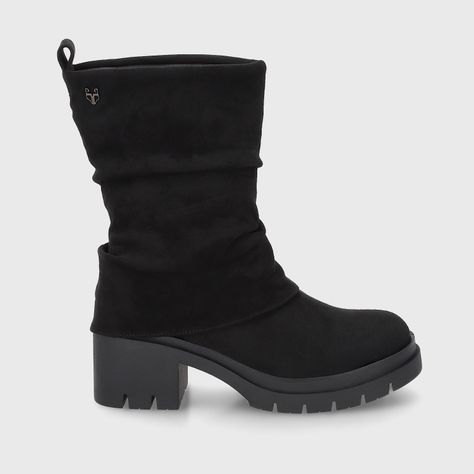 Botin Taco Negro Mujer 46205 Gotta-0
