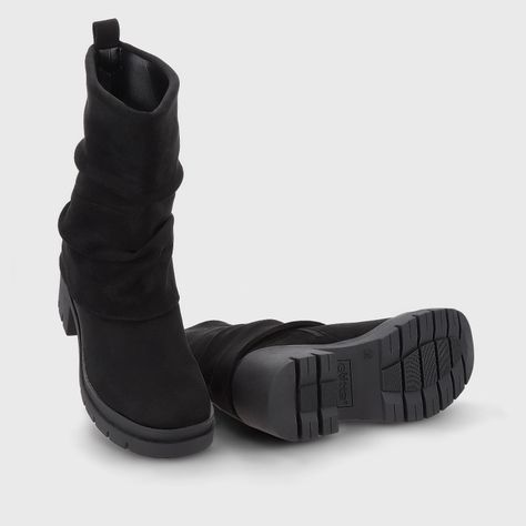 Botin Taco Negro Mujer 46205 Gotta-6