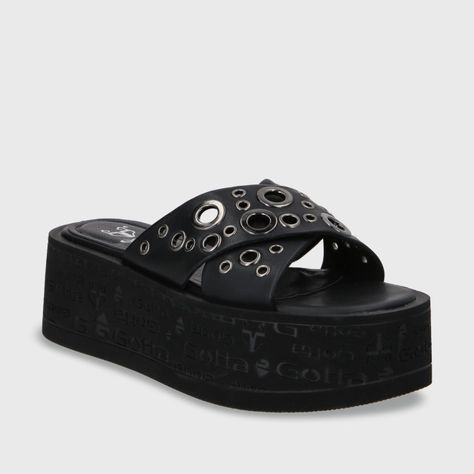 Sandalia Plataforma Negro Mujer 55931 Gotta-1