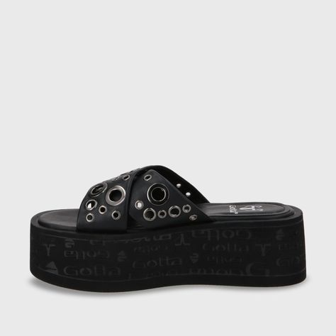 Sandalia Plataforma Negro Mujer 55931 Gotta-3