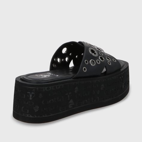 Sandalia Plataforma Negro Mujer 55931 Gotta-4