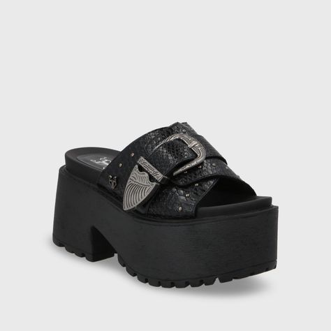 Sandalia Plataforma Negro Mujer 1567D Gotta-1