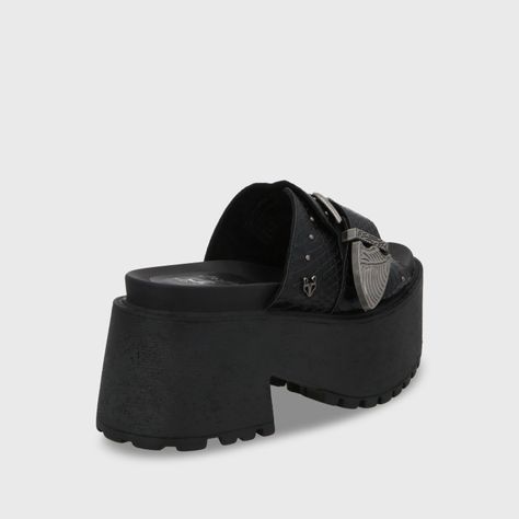 Sandalia Plataforma Negro Mujer 1567D Gotta-4