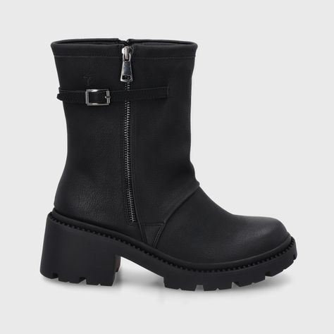 Botin Taco Negro Mujer 45747 Gotta-0