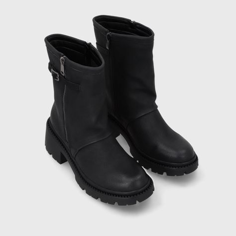 Botin Taco Negro Mujer 45747 Gotta-4