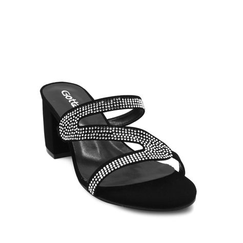 Sandalia Negra Mujer 15813 Gotta-1