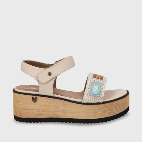 Sandalia Plataforma Multicolor Mujer 15616 Gotta-0
