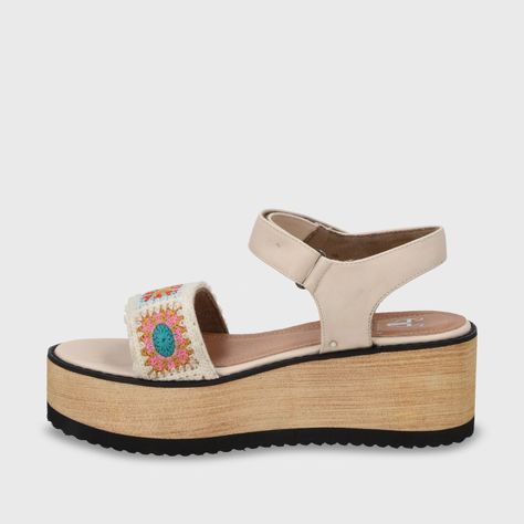 Sandalia Plataforma Multicolor Mujer 15616 Gotta-3