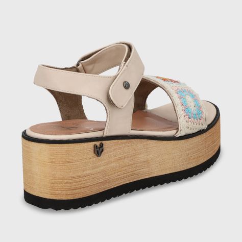 Sandalia Plataforma Multicolor Mujer 15616 Gotta-4