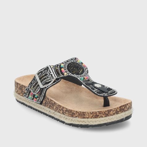 Sandalia Negra Mujer 42011 Gotta-1