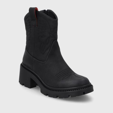 Botin Taco Negro Mujer 45745 Gotta-1
