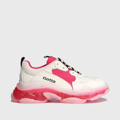 Zapatilla Rosada Cuero Mujer 13580 Gotta-0