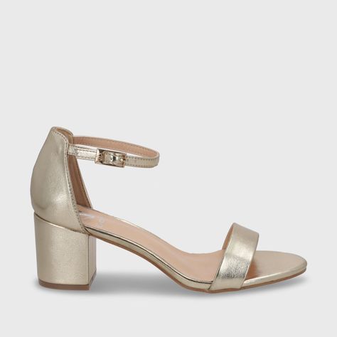 Sandalia Dorada Mujer C6161 Gotta-0