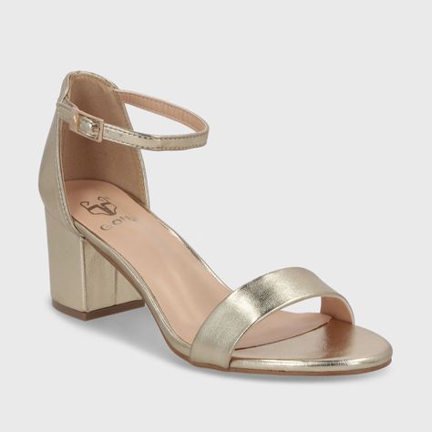 Sandalia Dorada Mujer C6161 Gotta-1