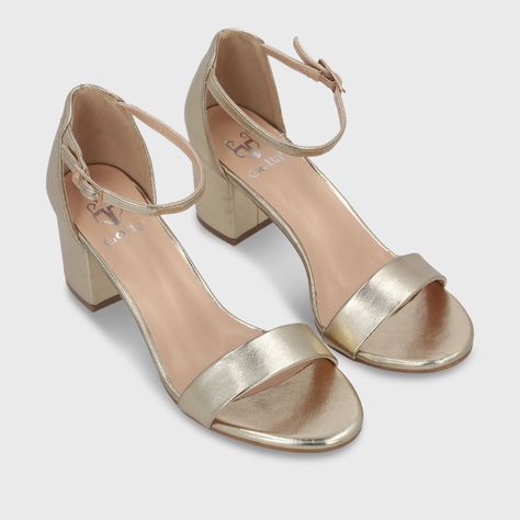 Sandalia Dorada Mujer C6161 Gotta-2