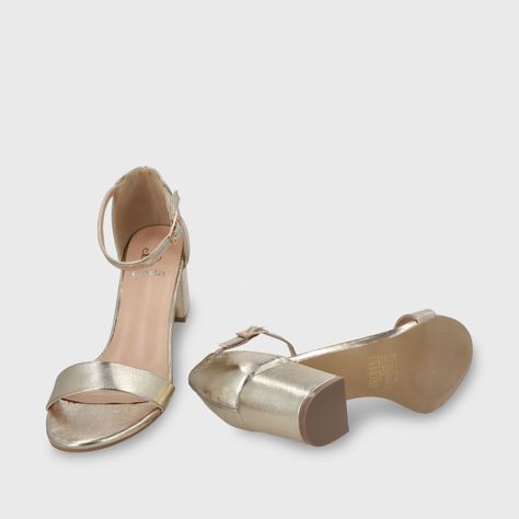 Sandalia Dorada Mujer C6161 Gotta-6