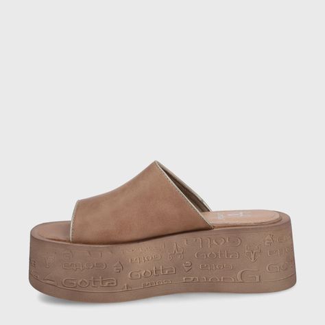 Sandalia Plataforma Beige Mujer 55930 Gotta-6