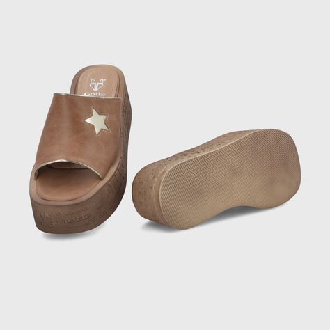 Sandalia Plataforma Beige Mujer 55930 Gotta-9