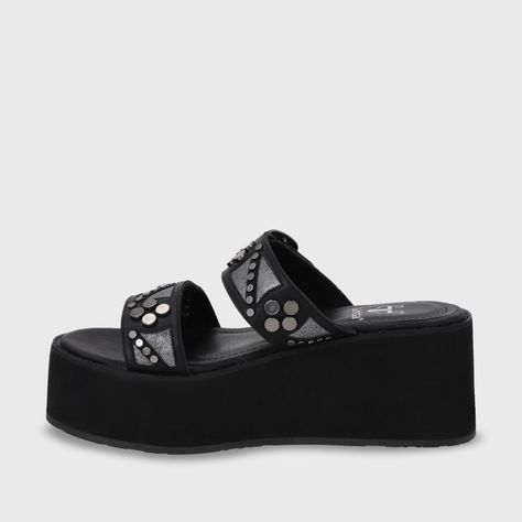 Sandalia Plataforma Negra Mujer 15620 Gotta-3