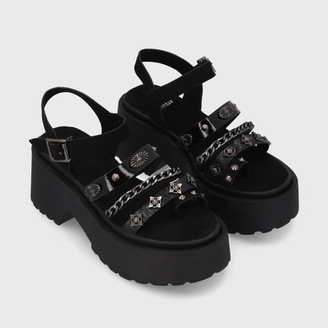 Sandalia Negra  Mujer 45982 Gotta-2
