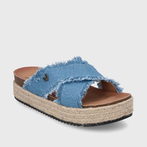 Sandalia Plaforma Denim  Mujer 23195 Gotta-1
