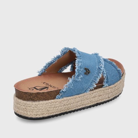 Sandalia Plaforma Denim  Mujer 23195 Gotta-4
