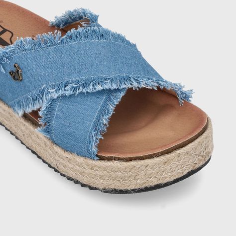 Sandalia Plaforma Denim  Mujer 23195 Gotta-5