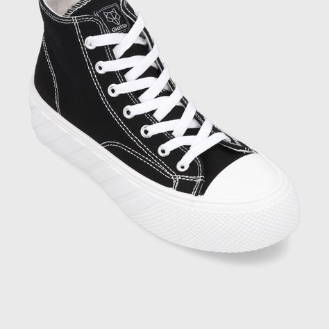 Zapatilla Negra Mujer 38530 Gotta-5