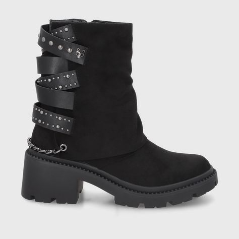 Botin Taco Negro Mujer 45746 Gotta-0