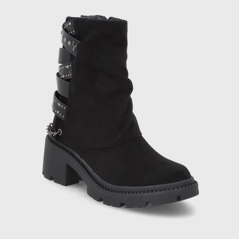 Botin Taco Negro Mujer 45746 Gotta-1