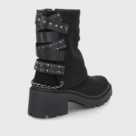 Botin Taco Negro Mujer 45746 Gotta-4