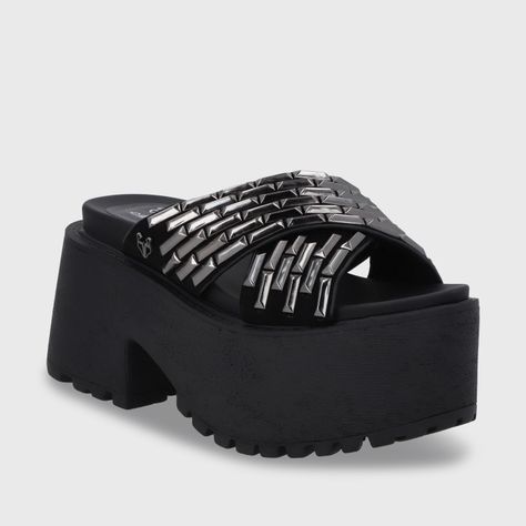 Sandalia Plataforma Negro Mujer 1567C Gotta-1
