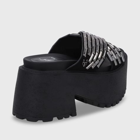 Sandalia Plataforma Negro Mujer 1567C Gotta-4