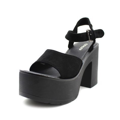 Sandalia Negra Mujer 15802 Gotta-0