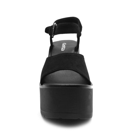 Sandalia Negra Mujer 15802 Gotta-2
