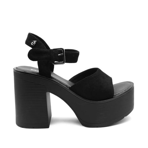 Sandalia Negra Mujer 15802 Gotta-5