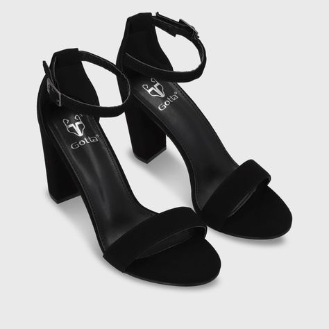 Sandalia  Negra  Mujer 86123 Gotta-1