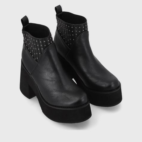 Botín Taco Negro Mujer 15044 Gotta-2
