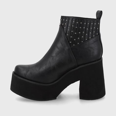 Botín Taco Negro Mujer 15044 Gotta-3