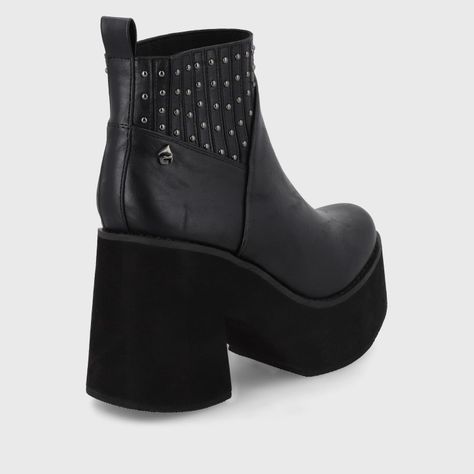 Botín Taco Negro Mujer 15044 Gotta-4