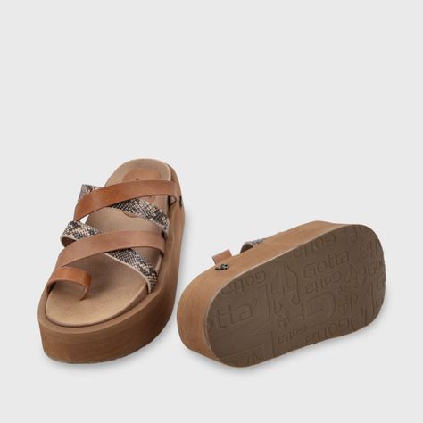 Sandalia Plataforma Beige Mujer 55940 Gotta-6