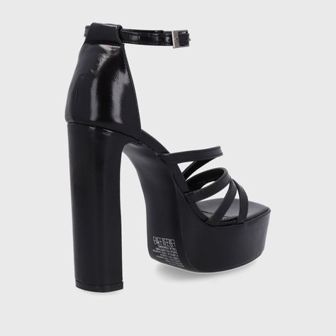 Sandalia Taco Charol Negra Mujer 35102 Gotta-4
