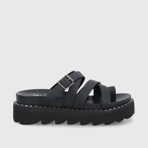 Sandalia Negra Mujer 1573C Gotta-0