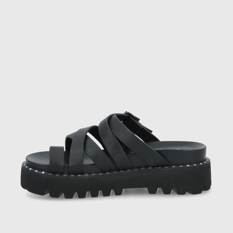 Sandalia Negra Mujer 1573C Gotta-3