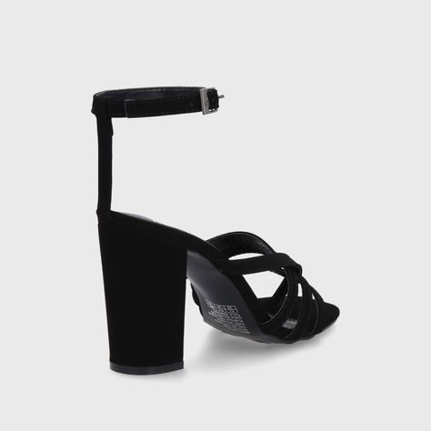 Sandalia Taco Negra Mujer 35122 Gotta-4
